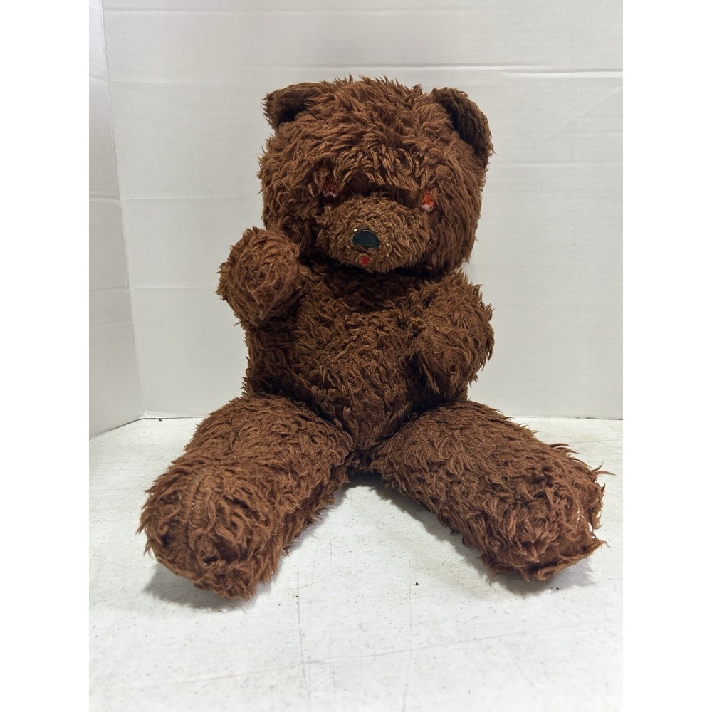 Vtg Plush Carnival Prize Teddy Bear Stuffed Animal 1950s to 1960s Large
